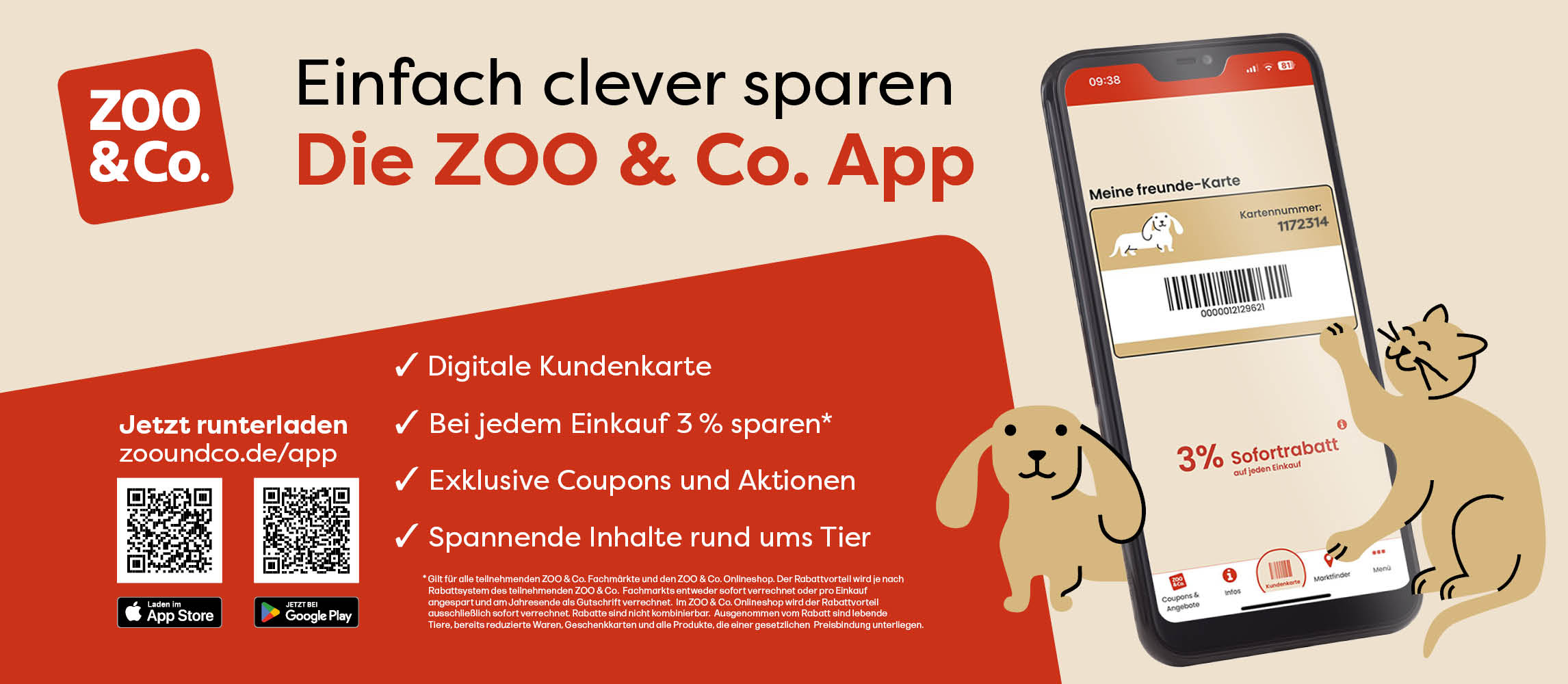 App-Slider von ZOO & Co.