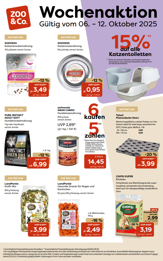 Entdecke unsere aktuelle Wochenaktion vom 06.10.-12.10.2025